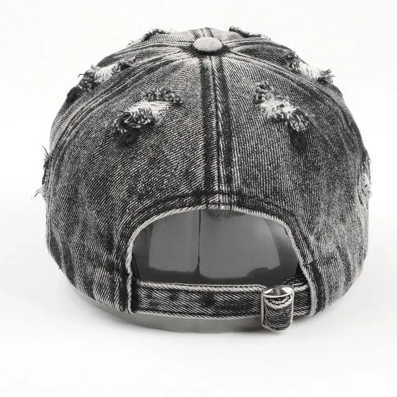 Baseballkasket i vasket denim - Vern