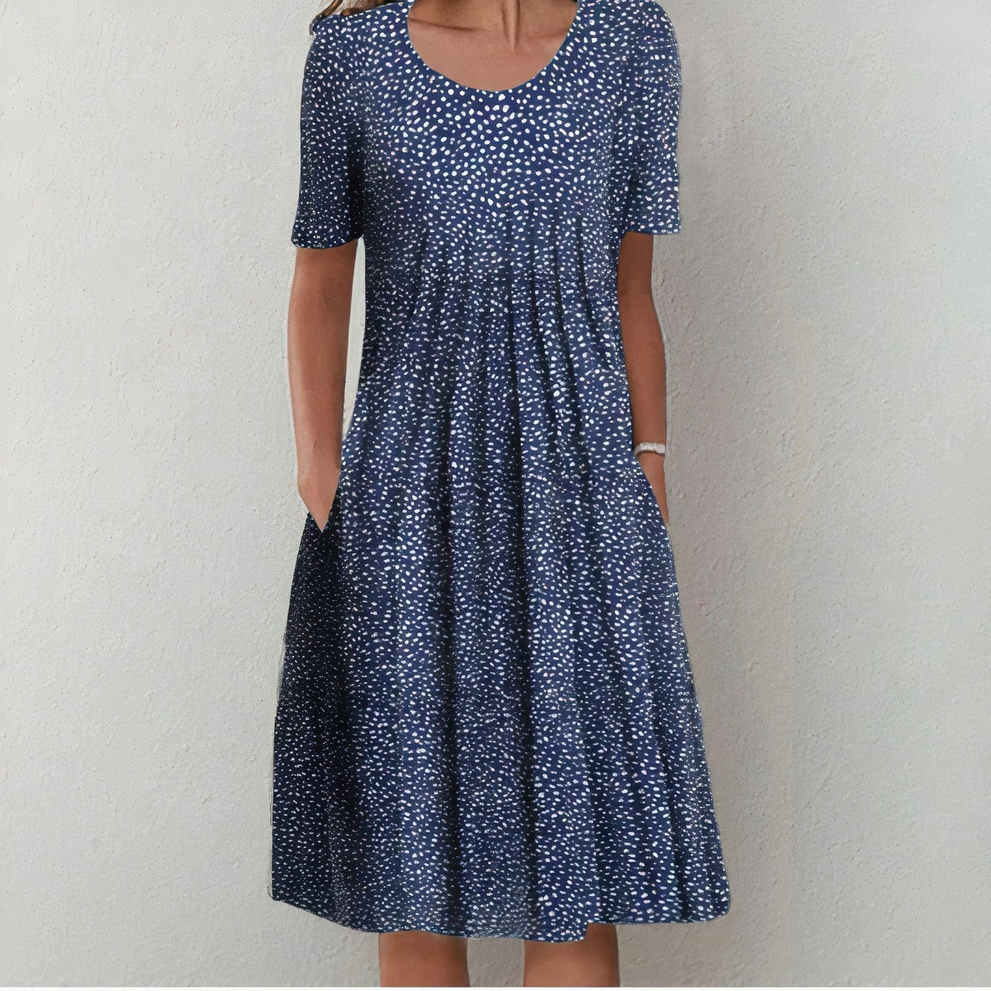 Ulla - Elegant bomuldskjole