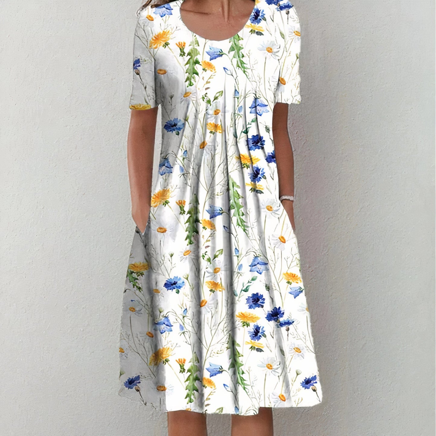 Ulla - Elegant bomuldskjole