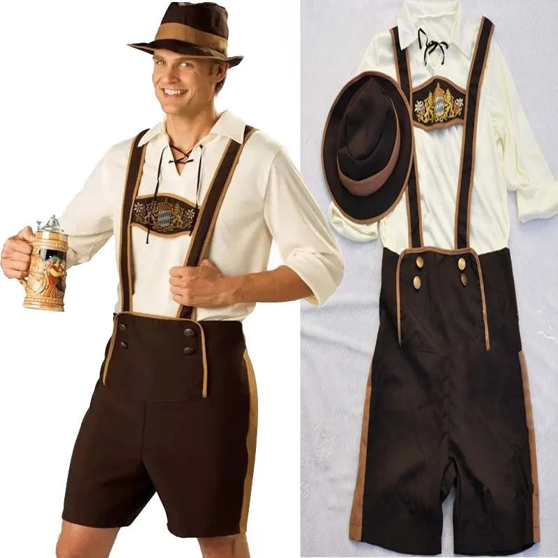 Hansel Oktoberfest bayersk kostume til mænd - Lorin
