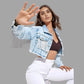 Premium kort denimjakke - McKinley