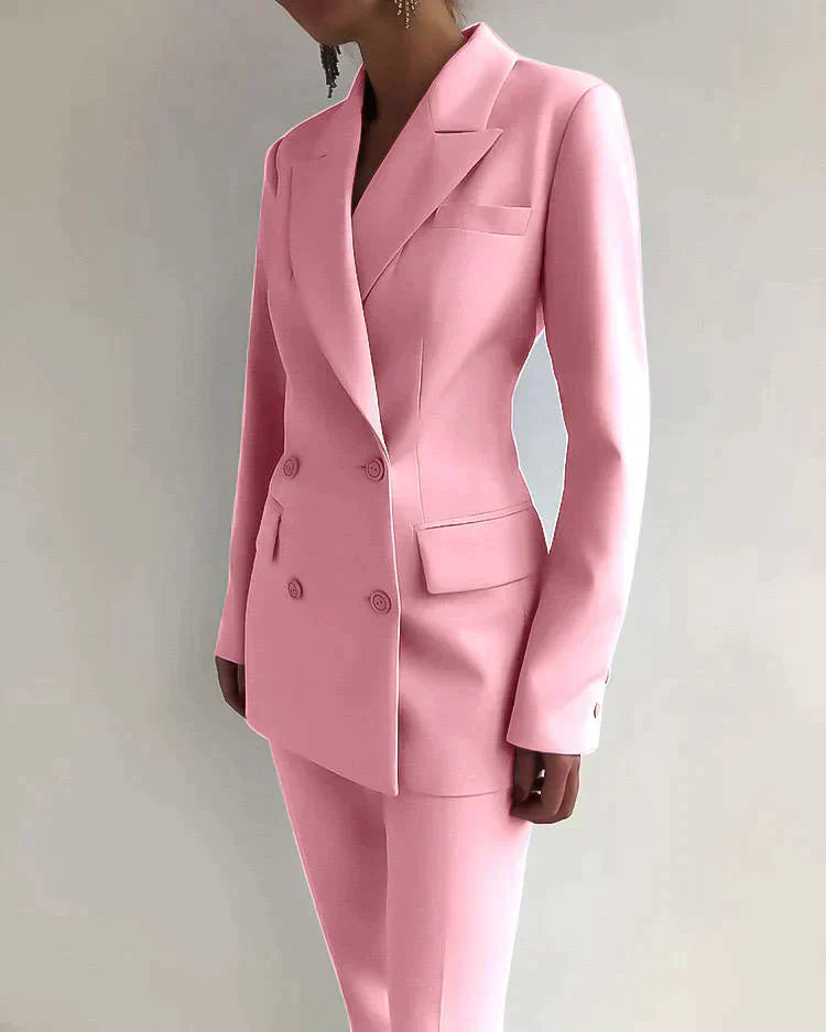Elegant blazer- og buksesæt - Ballerina