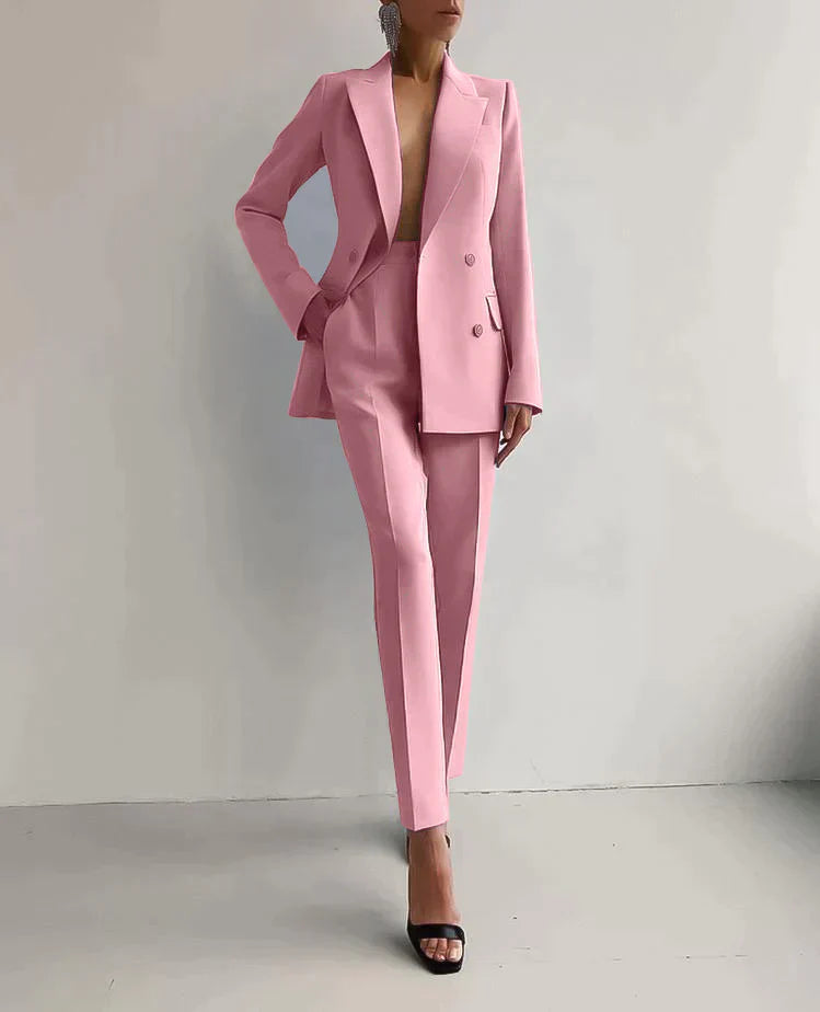 Elegant blazer- og buksesæt - Ballerina