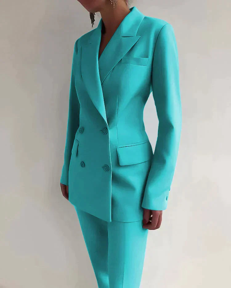 Elegant blazer- og buksesæt - Ballerina