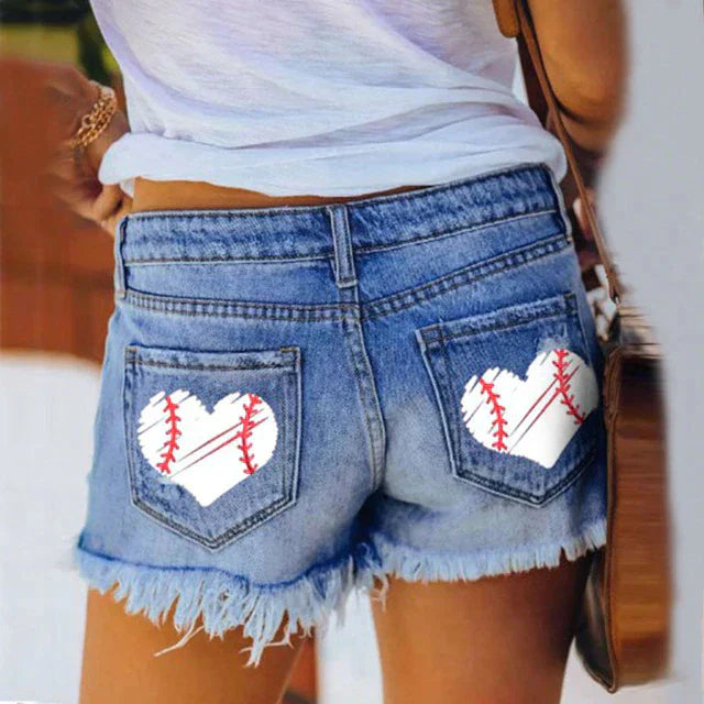 Casual denimshorts til kvinder - Noelle