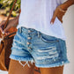 Casual denimshorts til kvinder - Noelle
