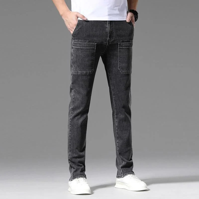 Komfortabel Jeans med flere lommer - Den