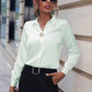 Hvid elegant slim-fit bluse - Ilse