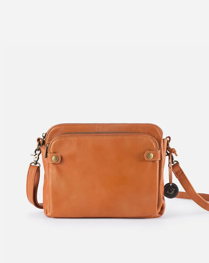 Crossbody-skuldertasker i læder - Scarlet