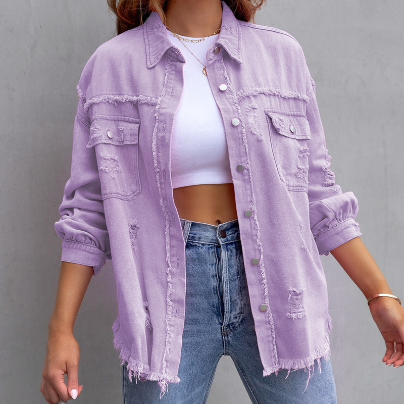 Damer Denim Jakke - Ariana