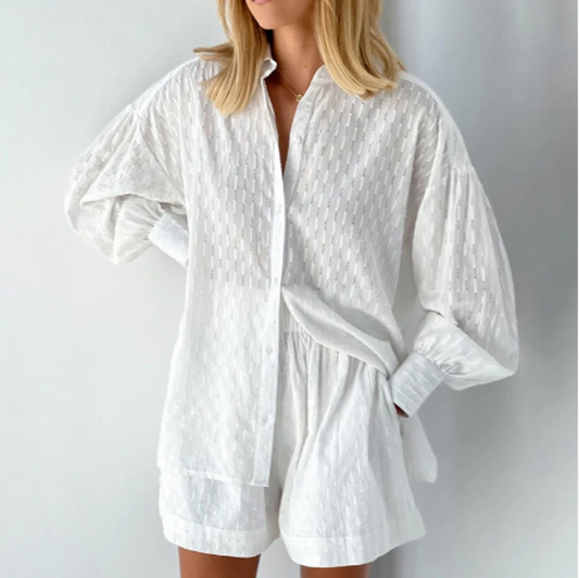 Josefine - Sommersæt Bluse med shorts