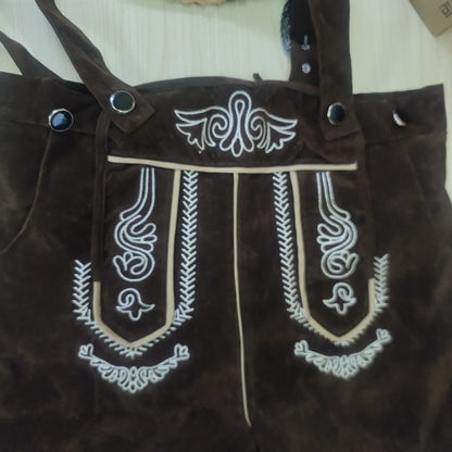 Traditionelle oktoberfest-lederhosen til mænd - Qusai