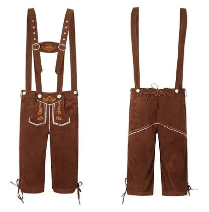 Traditionelle oktoberfest-lederhosen til mænd - Quixley