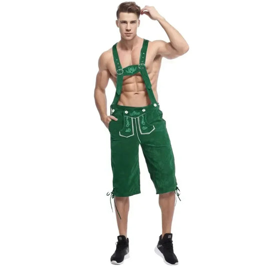 Traditionelle oktoberfest-lederhosen til mænd - Quixley