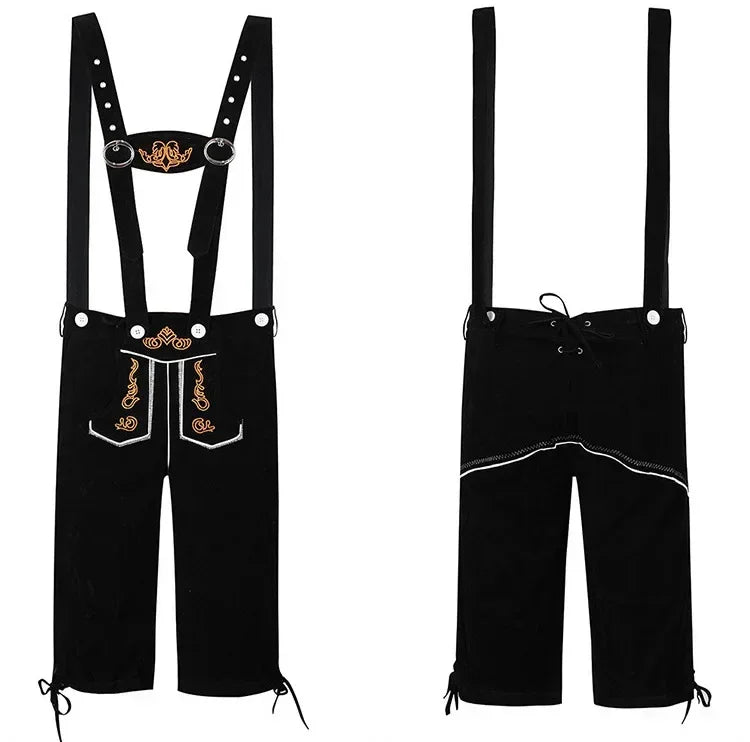 Traditionelle oktoberfest-lederhosen til mænd - Quixley
