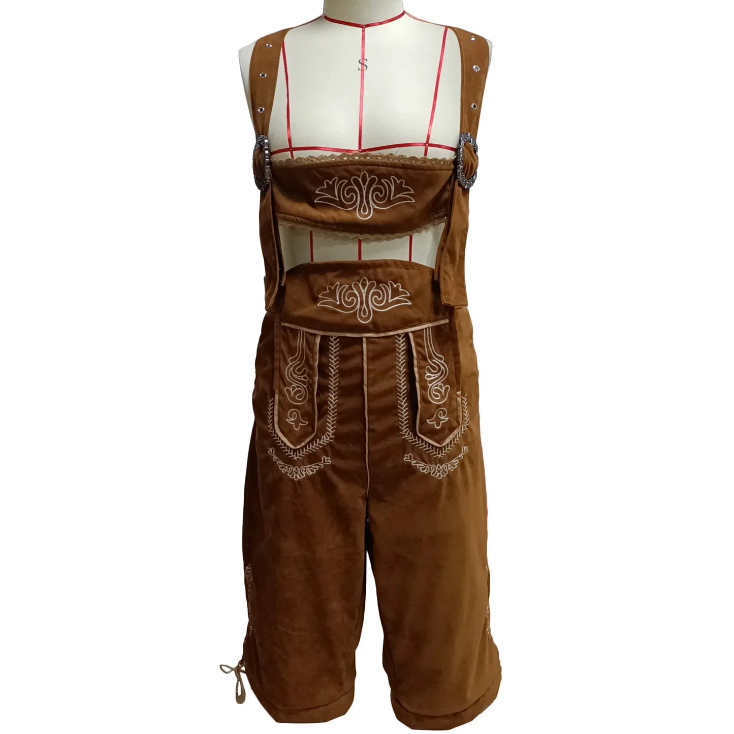 Traditionelle oktoberfest-lederhosen til mænd - Qusai