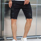 Kongeblå rippede shorts - Carl