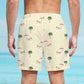 Strandshorts med palmemønster - Milas