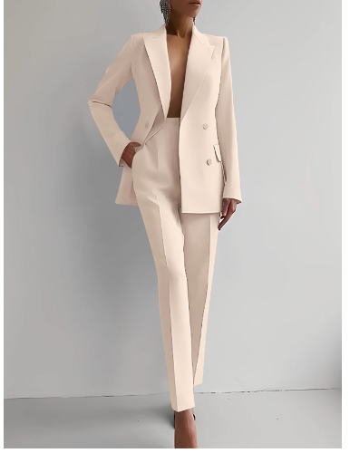 Elegant blazer- og buksesæt - Ballerina