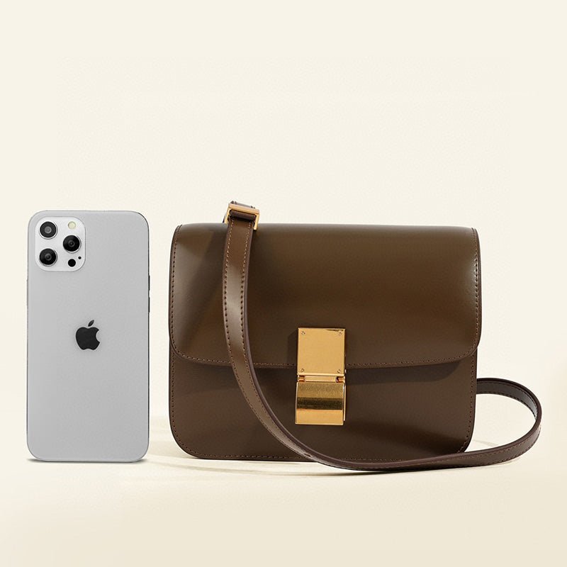 Emma - Klassisk skuldertaske med flap