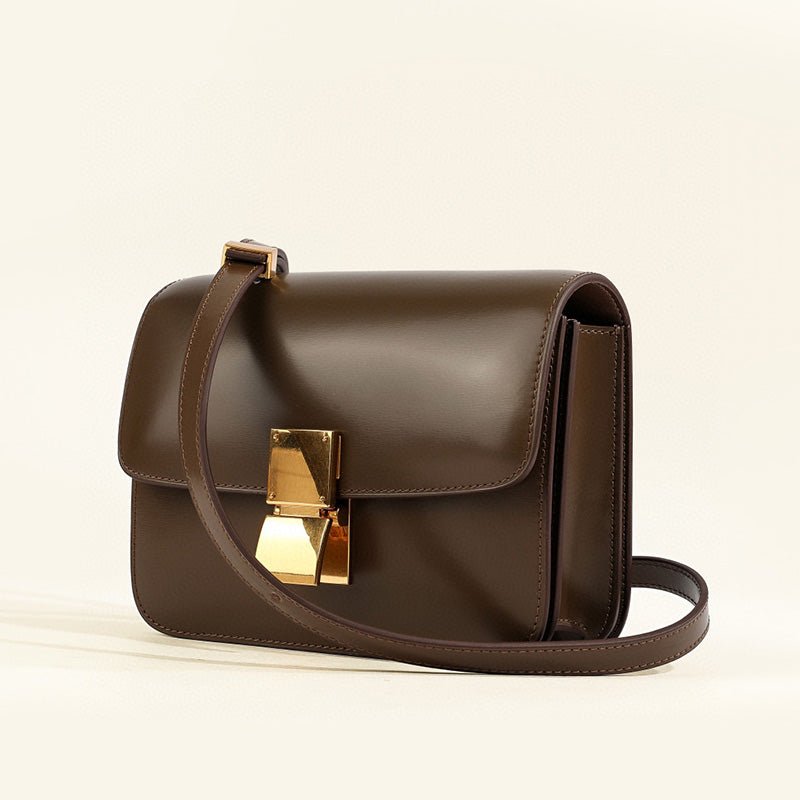 Emma - Klassisk skuldertaske med flap