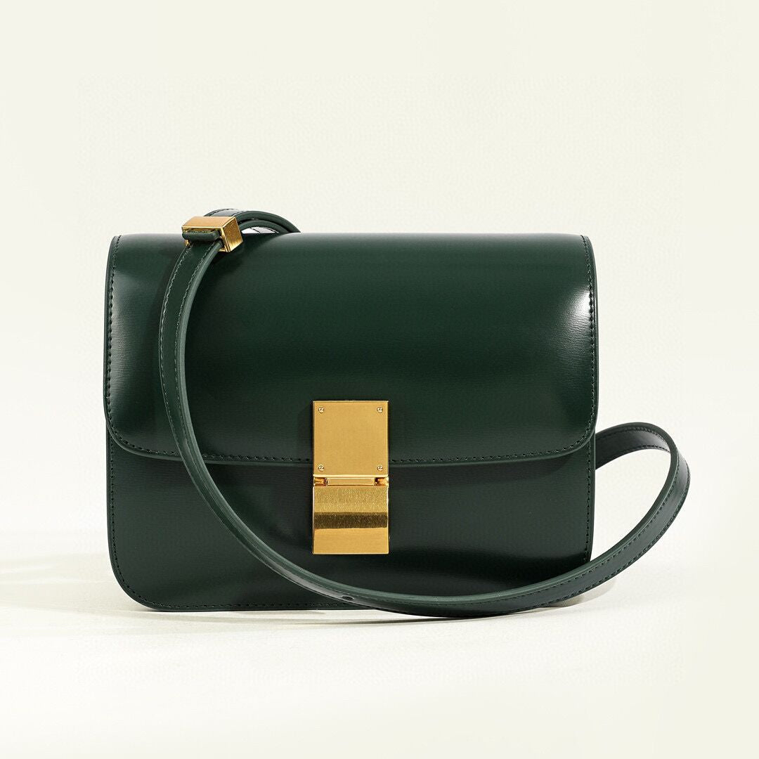 Emma - Klassisk skuldertaske med flap