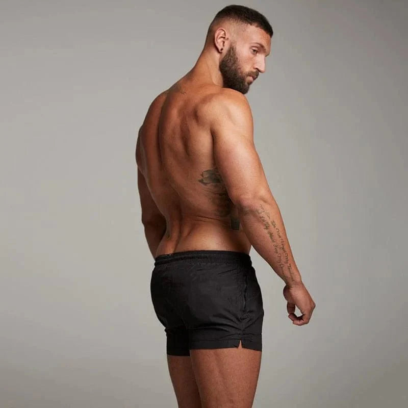 Eckbert - Korte badeshorts til mænd med lomme