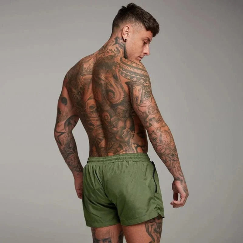 Eckbert - Korte badeshorts til mænd med lomme