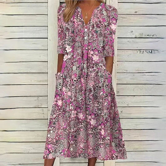 Blomstret kjole - Harmony