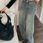 Vintage jeans med brede ben - Brae