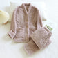 Fuzzy Sherpa Fleece Pyjamas-sæt til kvinder - Arliya