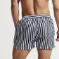 Stribede badeshorts til mænd - Hartwig
