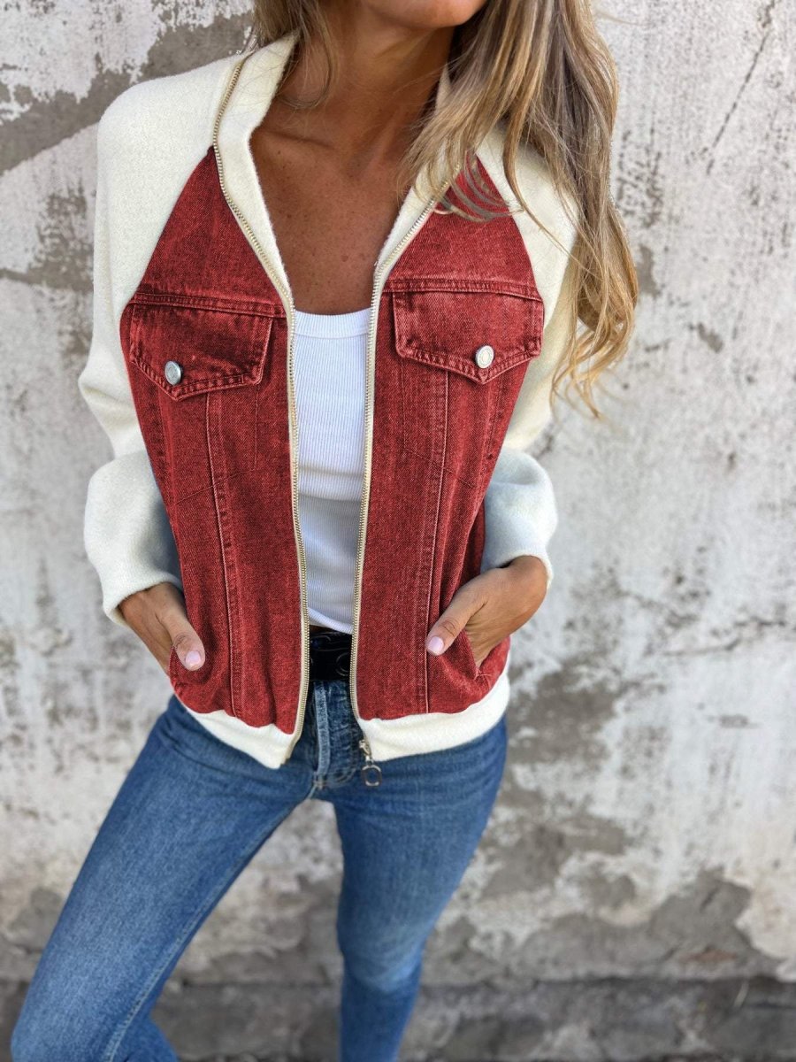 Moderne denimjakke til kvinder - Somia