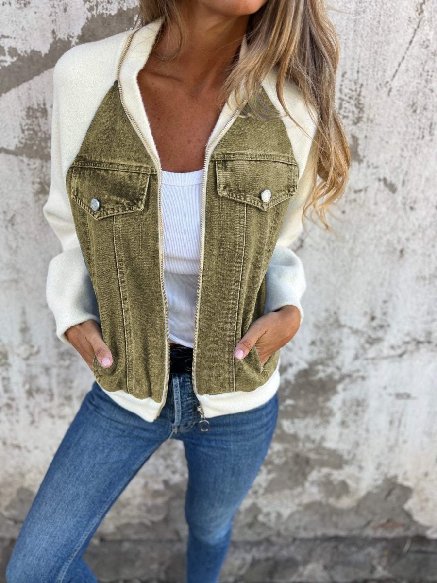 Moderne denimjakke til kvinder - Somia