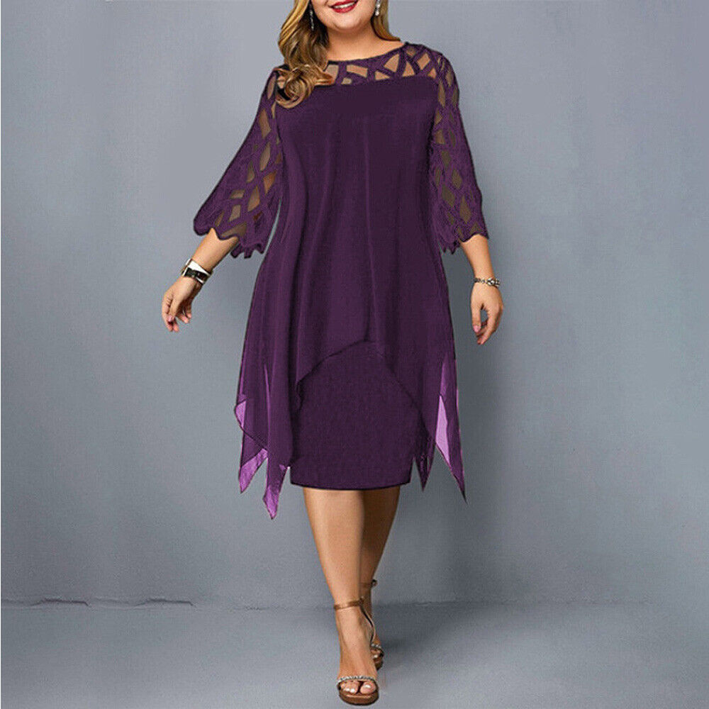Elegant oversize midikjole - Madilyn