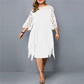 Elegant oversize midikjole - Madilyn