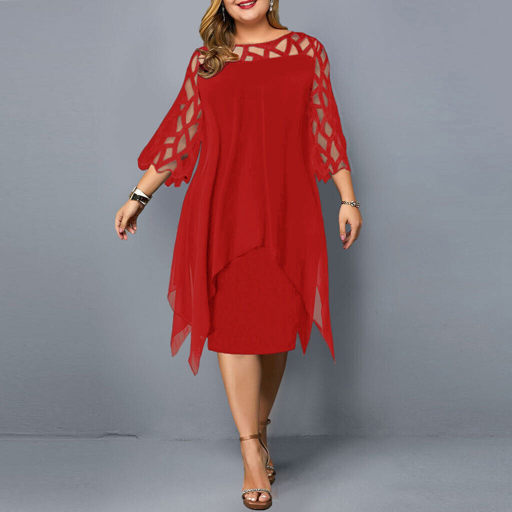 Elegant oversize midikjole - Madilyn