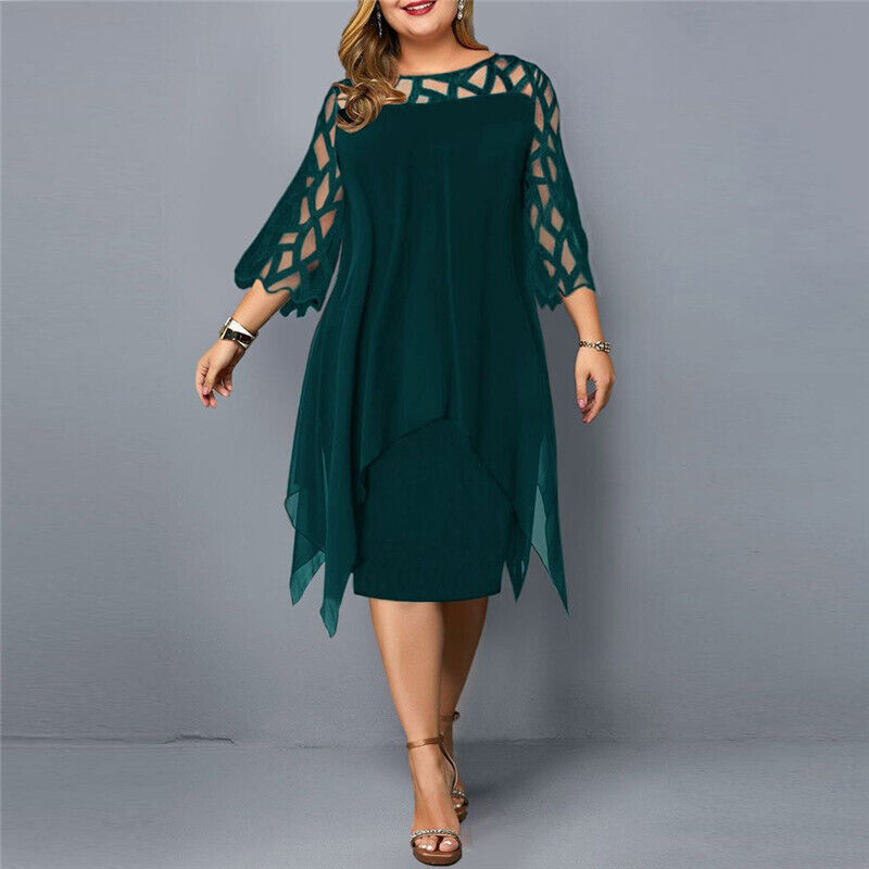 Elegant oversize midikjole - Madilyn