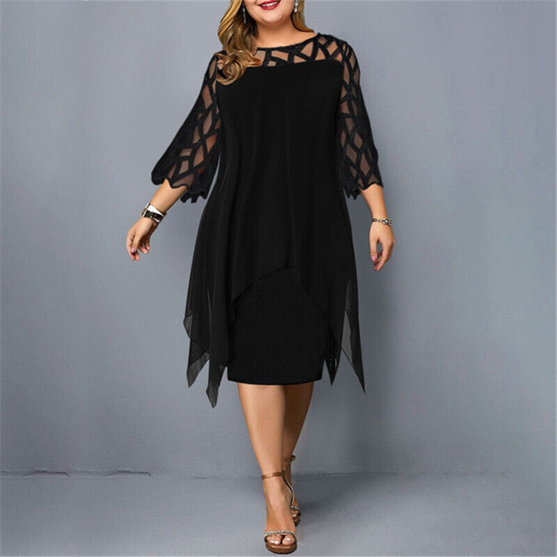 Elegant oversize midikjole - Madilyn