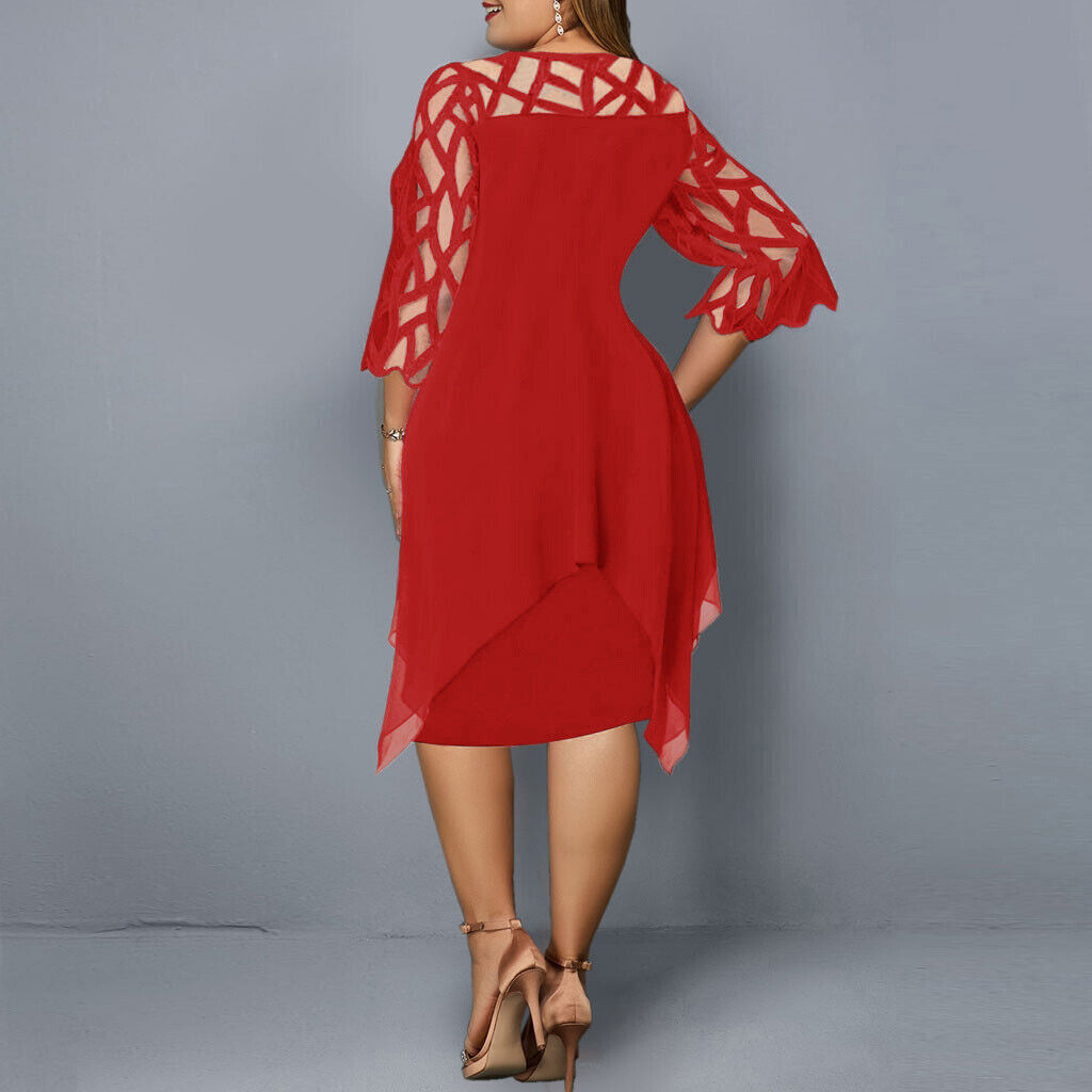 Elegant oversize midikjole - Madilyn