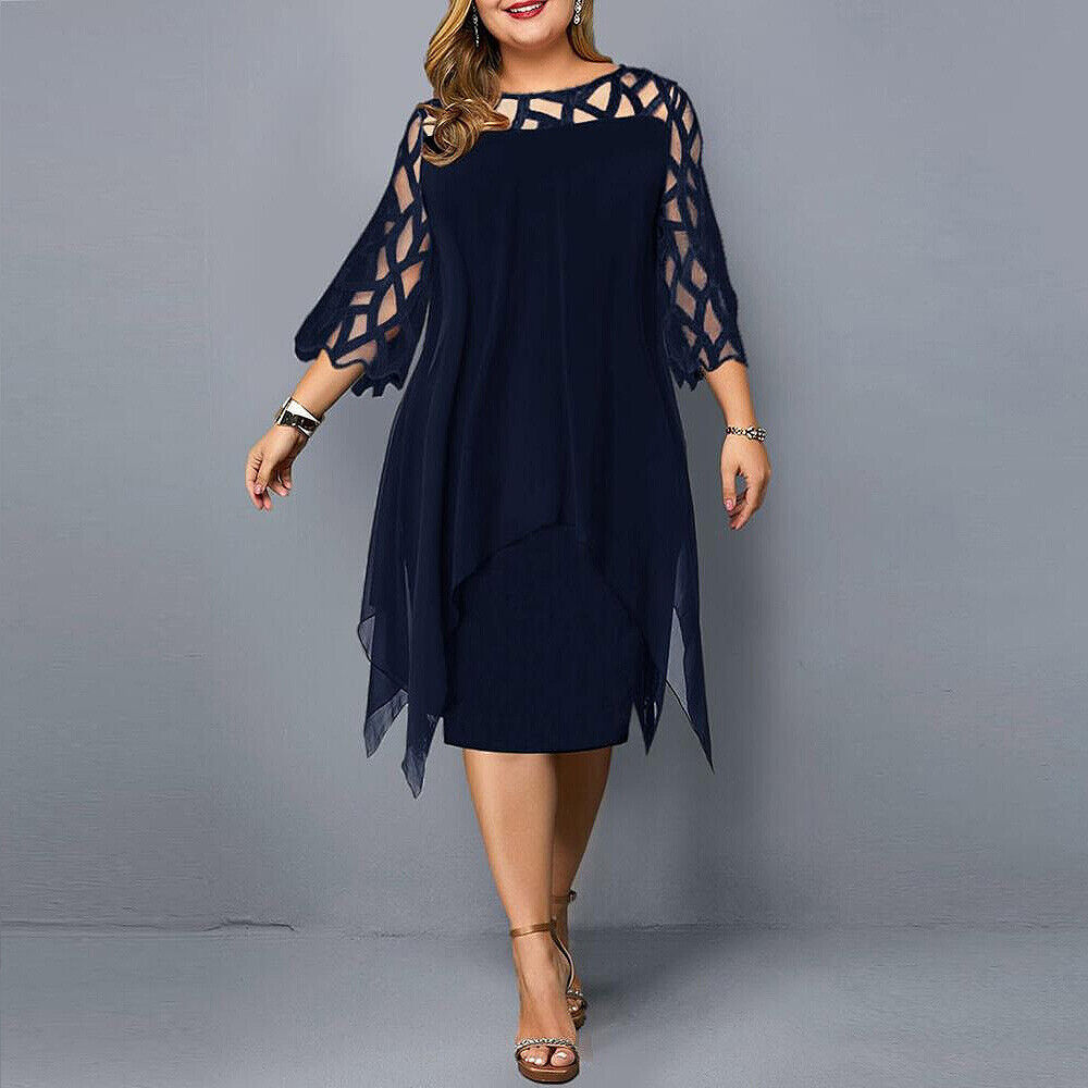 Elegant oversize midikjole - Madilyn