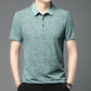 Poloshirt med tryk i italiensk stil - Navi