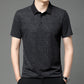 Poloshirt med tryk i italiensk stil - Navi