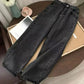 Kvinders højtaljede brede denim jeans - Luria