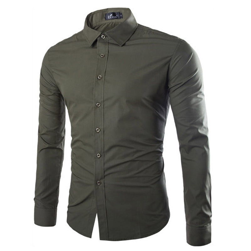 Slim Fit-skjorte til mænd - Evan