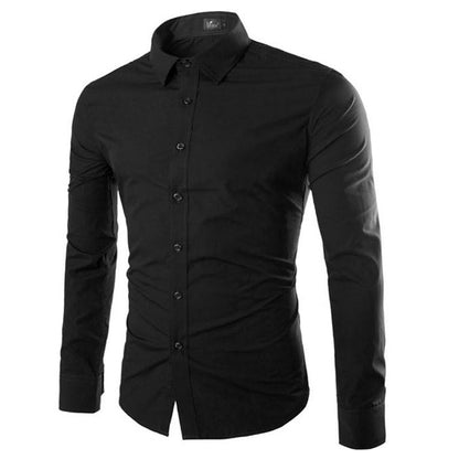 Slim Fit-skjorte til mænd - Evan