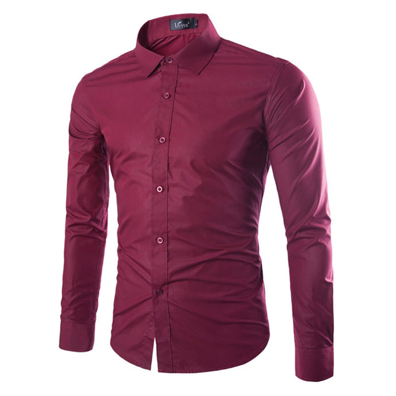 Slim Fit-skjorte til mænd - Evan